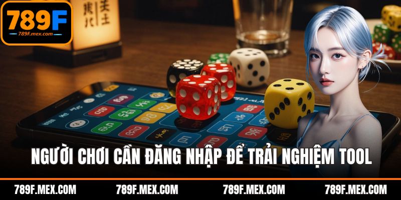 Người chơi cần đăng nhập để trải nghiệm tool dự đoán